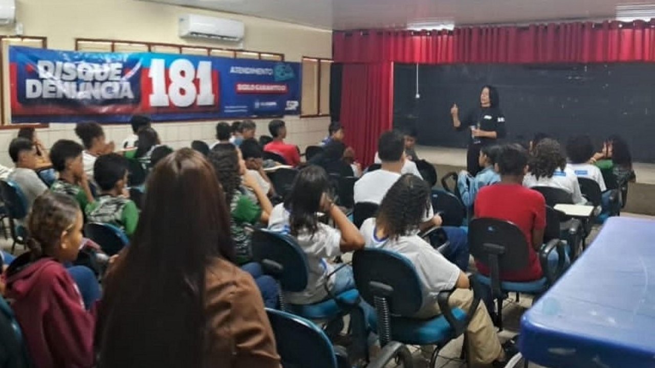 Disque-Denúncia da SSP inicia ações preventivas em escolas da rede estadual