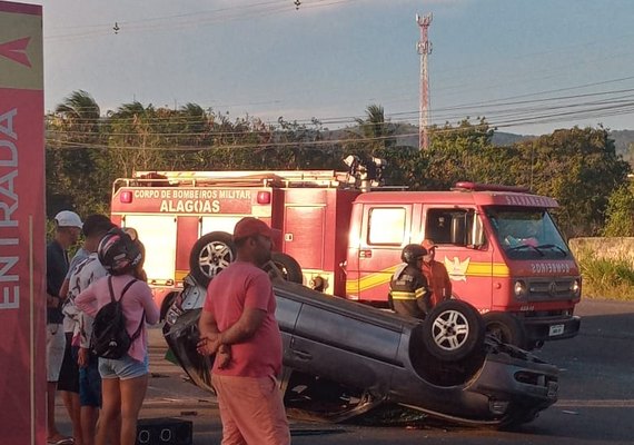 Acidente defronte a Atacadão às margens da BR-316 assusta pela violência; não houve vítimas