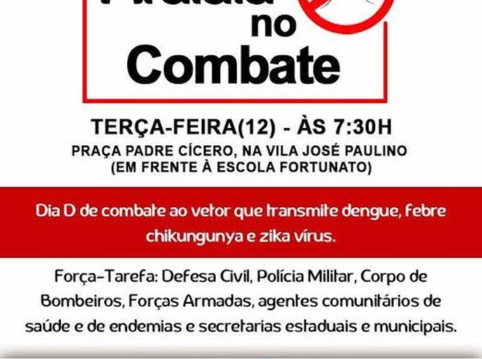 Força-tarefa contra o Aedes aegypti é iniciada em Atalaia