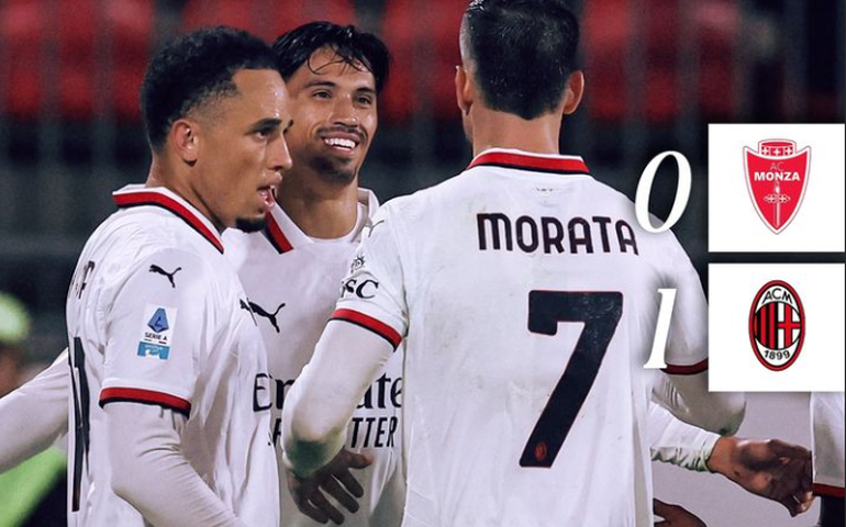 Milan suporta pressão do Monza, ganha fora de casa e sobe no Campeonato Italiano