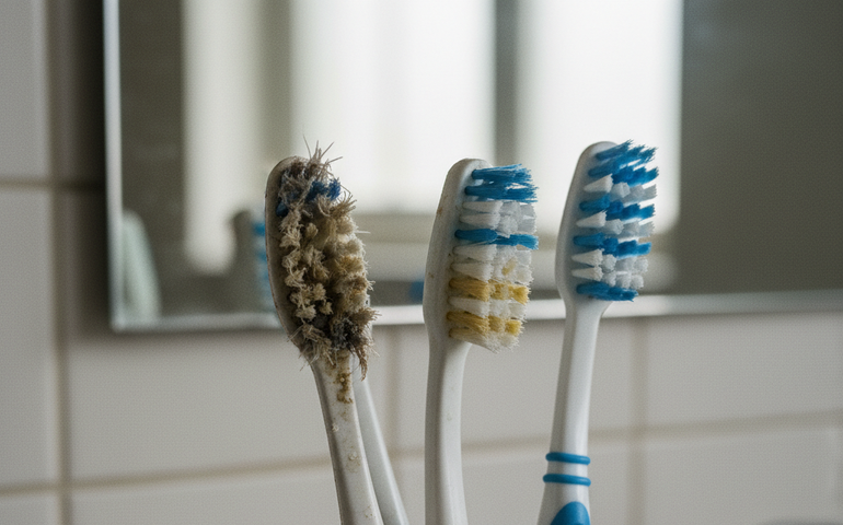 Com que frequência trocar a escova de dentes? Especialista esclarece