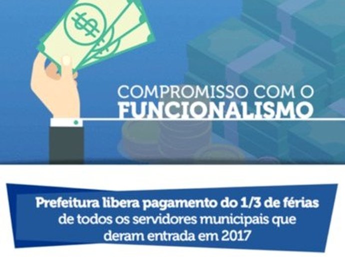 Prefeitura de Anadia libera pagamento de 1/3 de férias dos servidores