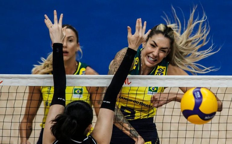 Com grande atuação de Thaisa e Maiara, seleção derrota Sérvia na Liga das Nações