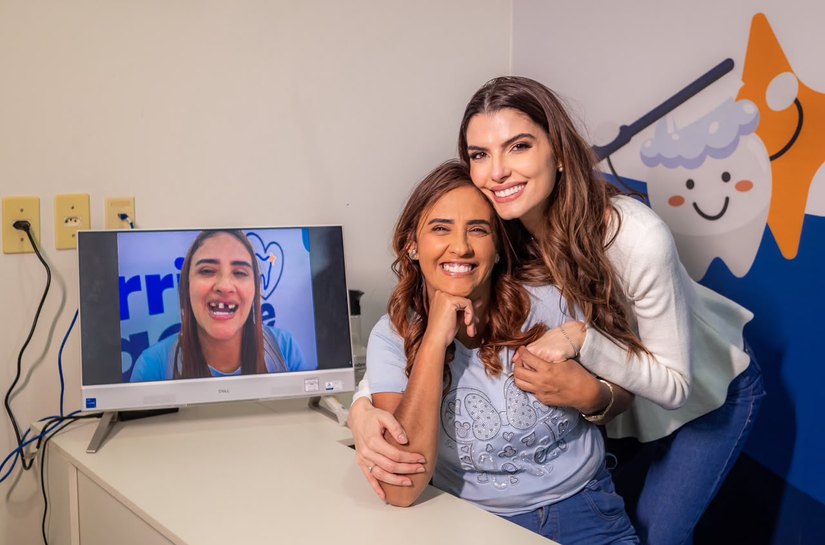 Marina JHC celebra transformação de paciente atendida pelo Sorriso da Gente