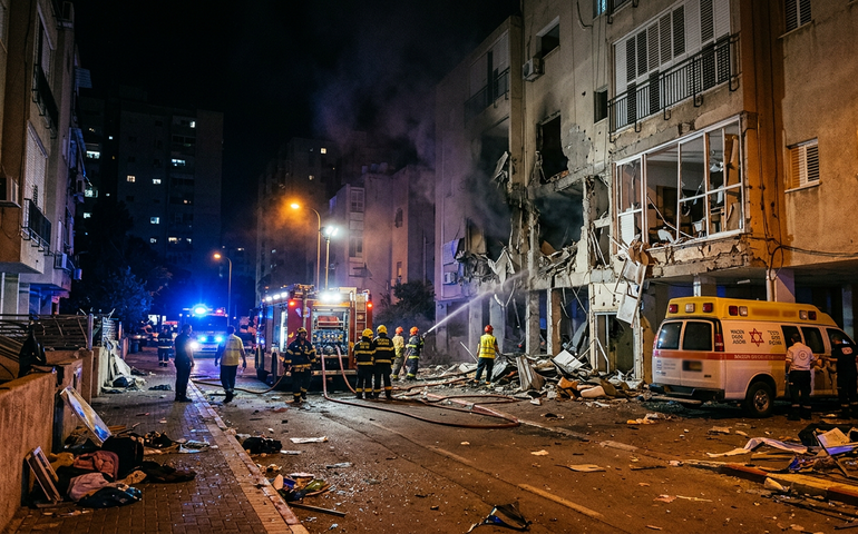 Israel registra primeira morte em ataque de míssil disparado pelo Irã