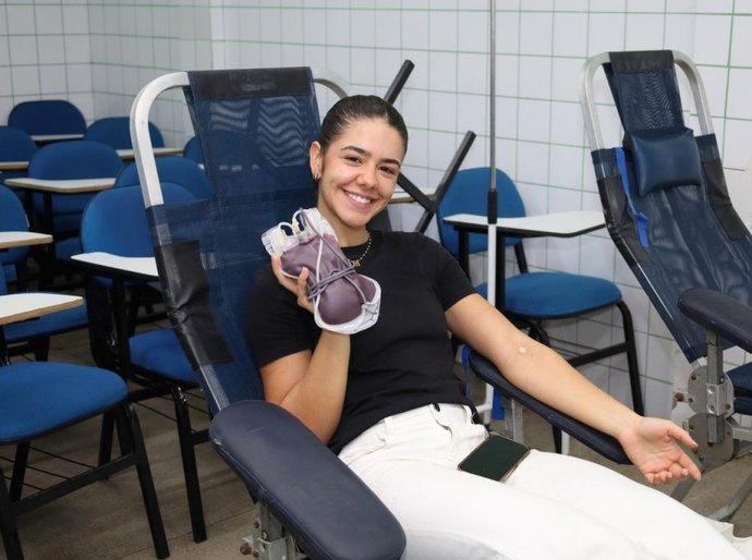 Liga Acadêmica de Hematologia e Hemoterapia do Cesmac encerra campanha com 40 bolsas de sangue coletadas no Campus I