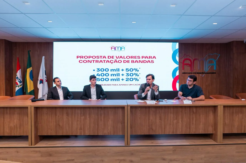 Prefeitos firmam pacto para teto de R$ 500 mil na contratação de bandas