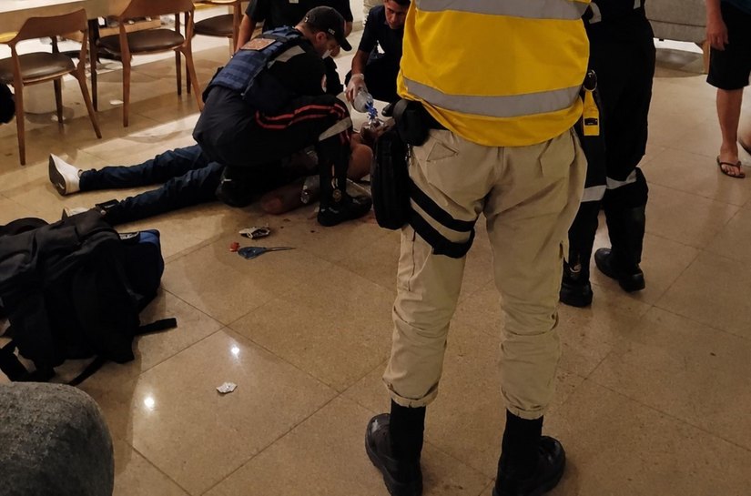 Ronda no Bairro presta socorro a homem baleado na Pajuçara