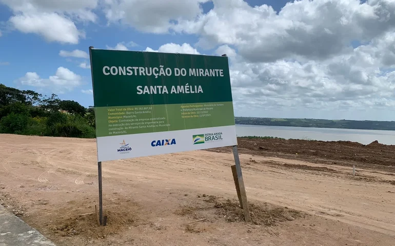 Promesssa: moradores de Santa Amélia esperam conclusão de obra do Mirante no bairro