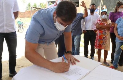 Prefeito Cacau autoriza início da pavimentação e drenagem das comunidades Gravataí e Morar Melhor