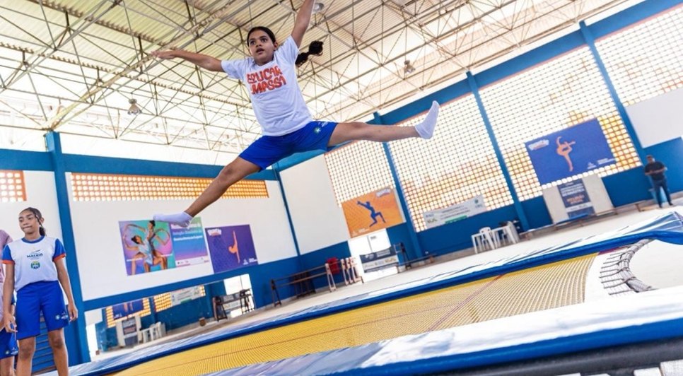 nício das atividades do Gigantão Vila Olímpica. Fotos: Carol Cordeiro/ Ascom Semed