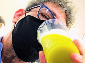 Manga com manjericão