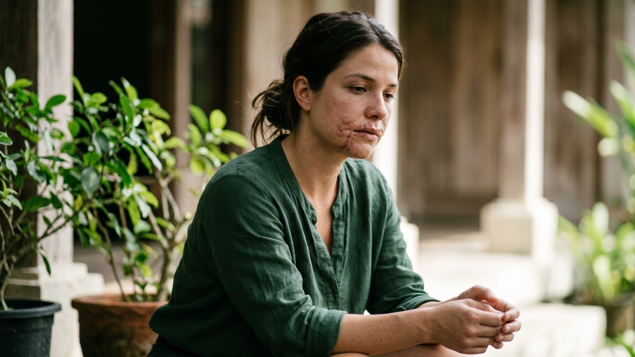 'Adeus, cicatrizes!': atriz de 'The Good Doctor' revela ataque de cachorro e mostra ferimentos no rosto