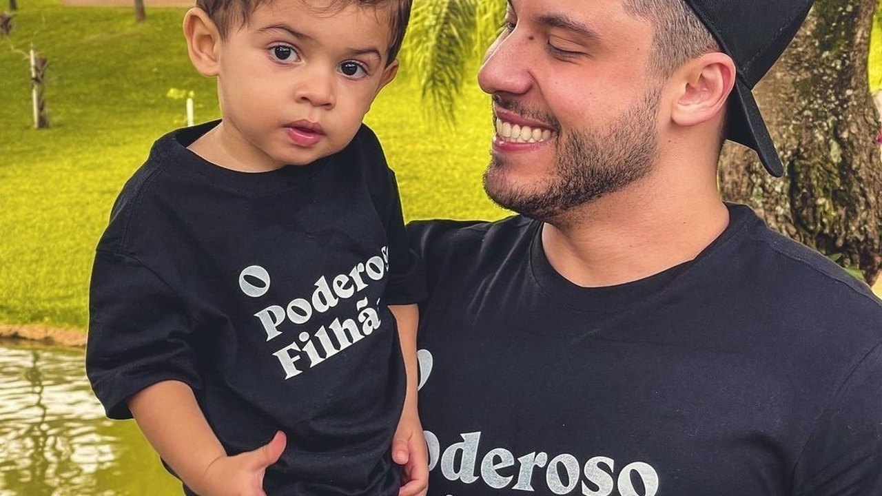 Murilo Huff faz declaração para Léo, seu filho com Marília Mendonça