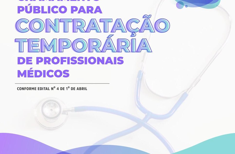 CONTRATAÇÃO MÉDICA TEMPORÁRIA ARACAJU