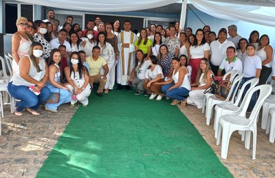 Saúde de Santana do Mundaú celebra missa em ação de graças pelos profissionais 