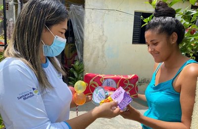 Assistência Social de Santana do Mundaú promove ação para beneficiários do programa Criança Feliz