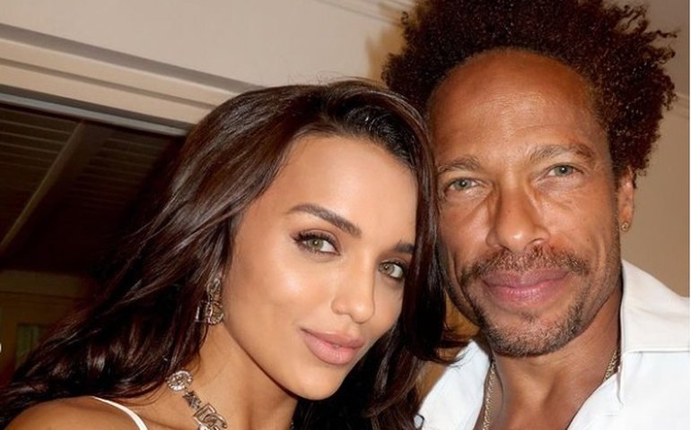 Ator Gary Dourdan, astro da série 'CSI', passou o réveillon na casa de Rafa Kalimann