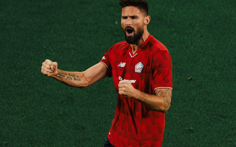 Giroud sai no banco de reservas para salvar o Lille diante de noruegueses na Liga Europa
