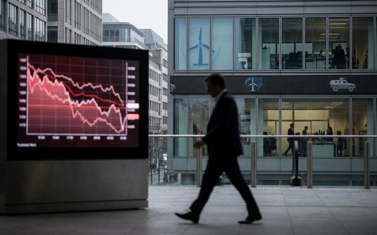 Bolsas europeias fecham em queda com pressão sobre defesa e energia