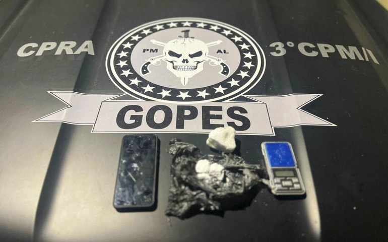 Polícia Militar apreende 1,2 kg de drogas em operações no interior de Alagoas