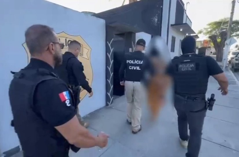 PCAL cumpre mandado de prisão em Pernambuco contra suspeita de mandar matar mulher em Maceió