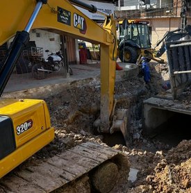 Prefeitura realiza complexa obra de drenagem na Grota do Ipanema