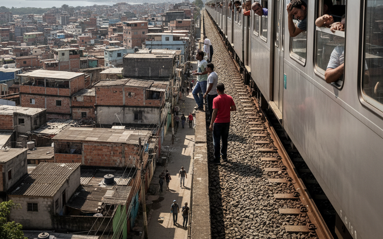 Violência interrompeu circulação de trens 682 vezes no Rio em 2025