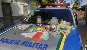 Homem é preso por tráfico de drogas após discutir com esposa em Aracaju / Foto: Foto: BPTur/SE