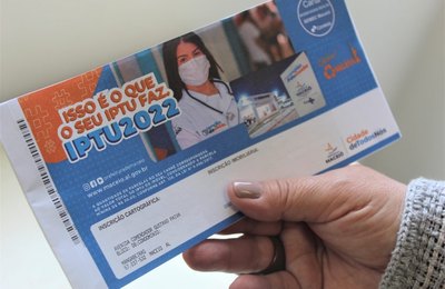 Contribuintes têm até hoje (29) para pagar o IPTU 2022 com desconto de 10%