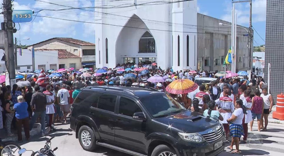 Velório Volney Leite / Foto: Reprodução da TV Atalaia
