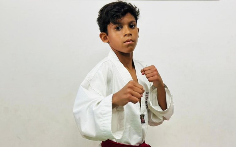 Atleta do Ronda Mirim Corações da Paz conquista vice-campeonato na Copa do Brasil de Taekwondo