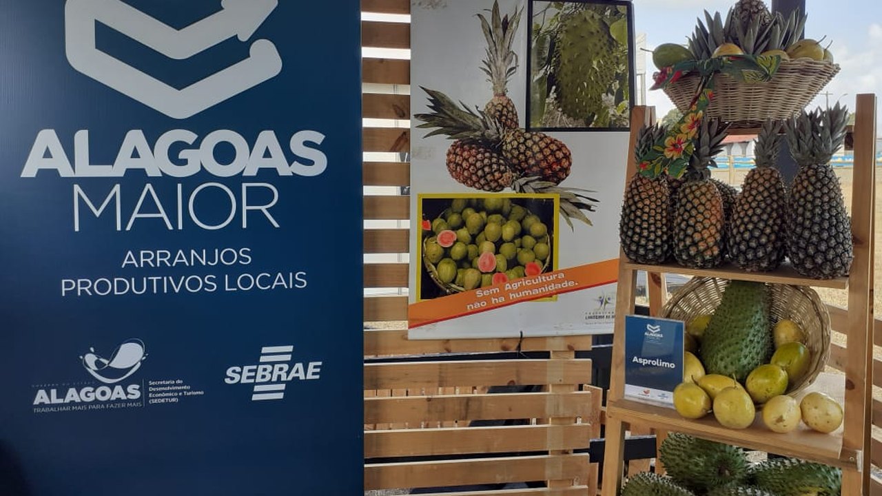 Organizações produtivas incentivadas pelo Alagoas Maior comercializam na 69ª Expoagro