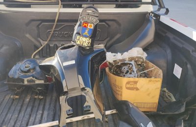 PMAL desarticula desmanche de motocicletas na Cidade Universitária