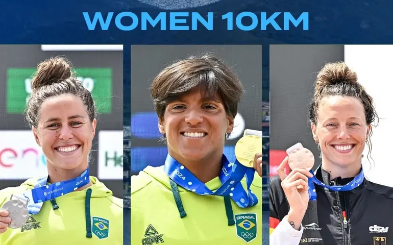 Ana Marcela é ouro e Viviane Jungblut prata na Itália