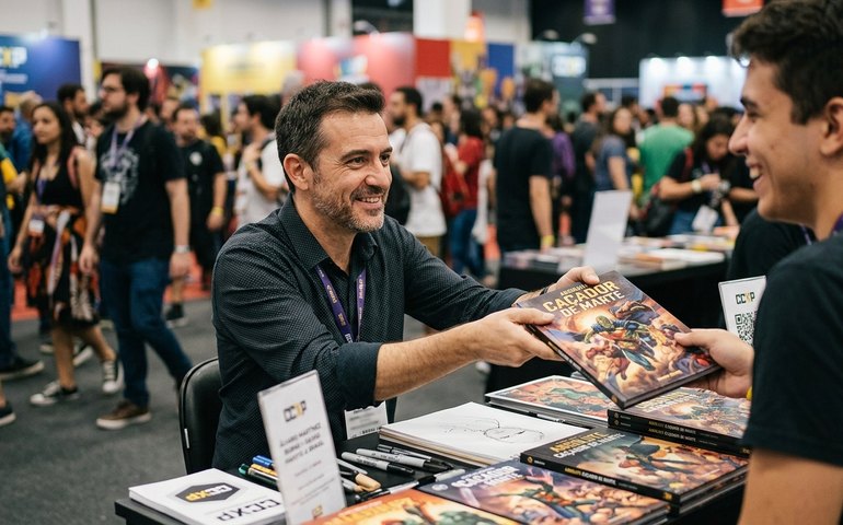 Ilustrador espanhol que vem ao Brasil para a CCXP fala sobre seu quadrinho ‘Absolute Caçador de Marte’