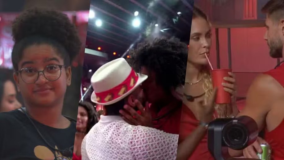 Madrugada de Festa tem beijão, sisters na mira do Paredão e Milena 'maquiavélica'