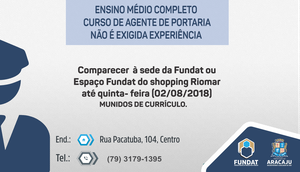 Vaga para porteiro / Foto: Fundat
