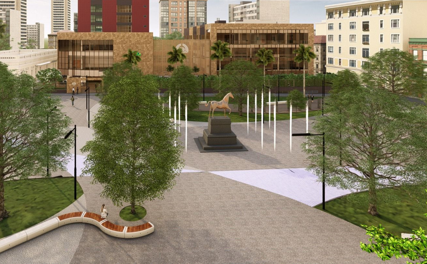 Projeto de reforma da Praça Deodoro resgata história e incentiva o turismo