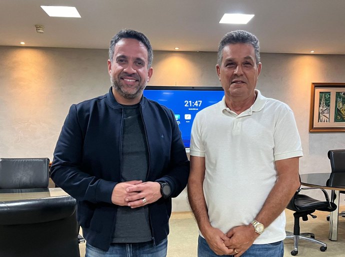 Prefeito Neno Freitas se reúne com governador e faz apelo para reconstrução de ponte destruída pela enchente