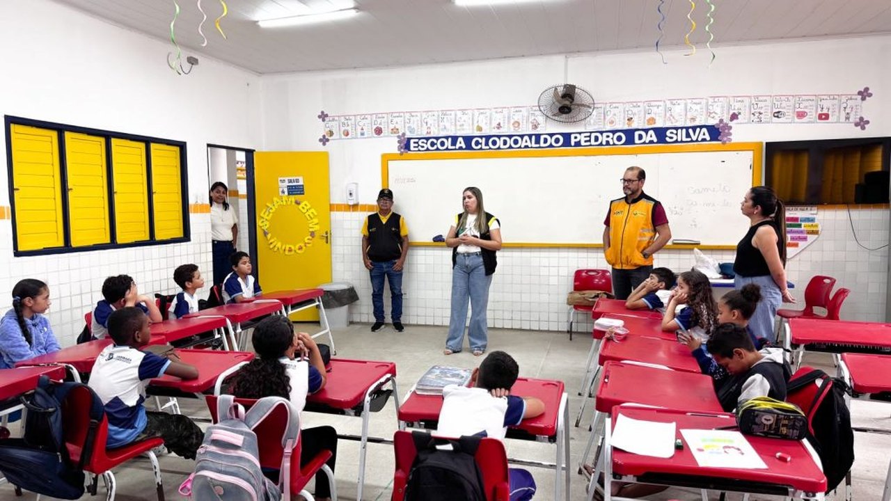 SMTT intensifica ações de educação para o trânsito em escolas de Arapiraca
