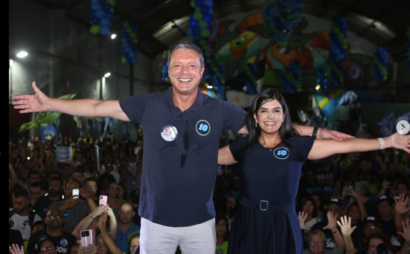 Em Santos, Rogério Santos, com 43,27%, irá disputar 2º turno com Rosana Valle (42,6%)