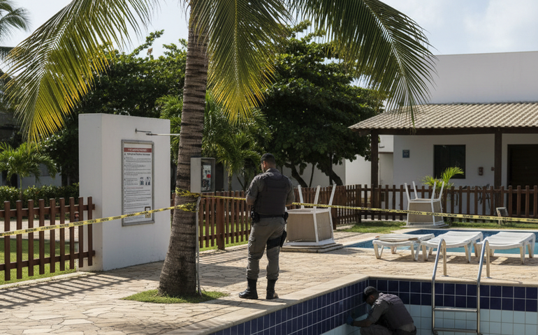 Laudo do IML revela causa da morte de mãe e filho em piscina de pousada