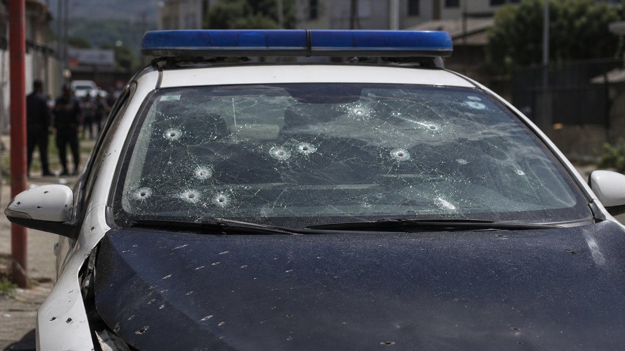 Policial baleado na cabeça conseguiu dirigir viatura por cerca de 150 metros para fugir de ataque de traficantes no Rio
