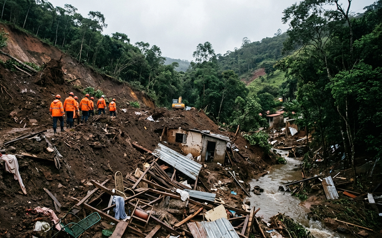 Após chuvas em MG, mortes passam de 70 em Juiz de Fora e Ubá