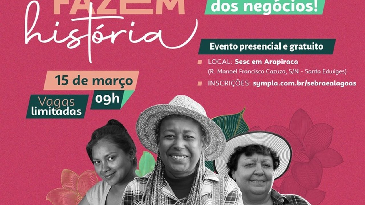 Seminário “Elas fazem história” vai destacar protagonismo da mulher no meio rural
