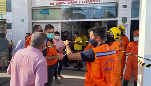 Prédio evacuado após tremor é liberado para funcionamento em Aracaju / Foto: Foto: Defesa Civil de Aracaju