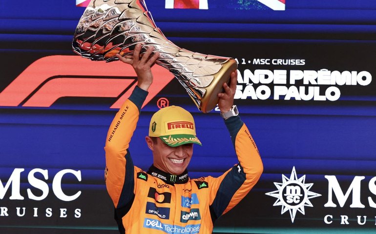 Lando Norris vence GP do Brasil e amplia liderança no campeonato