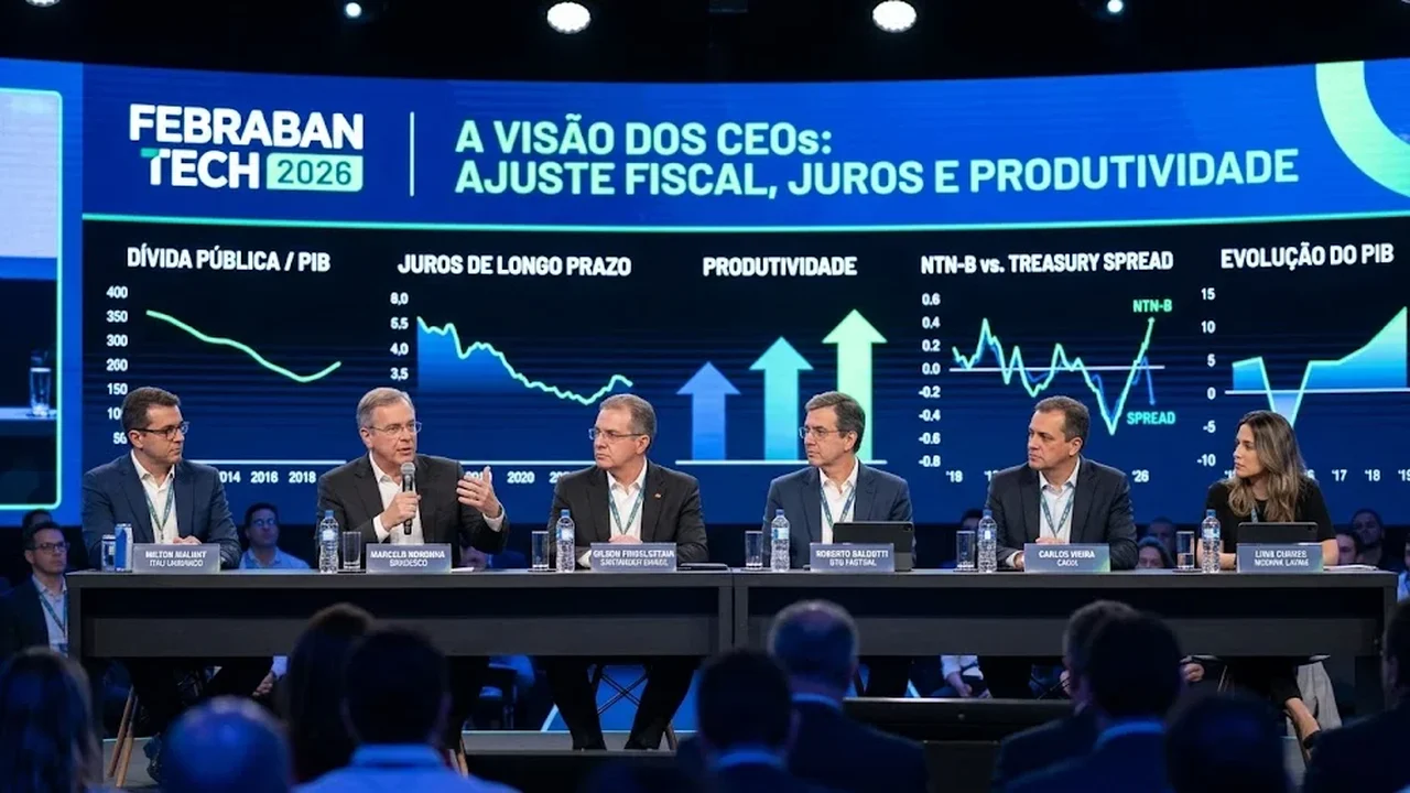O que pensam os CEOs dos principais bancos brasileiros sobre ajuste fiscal, juros e produtividade