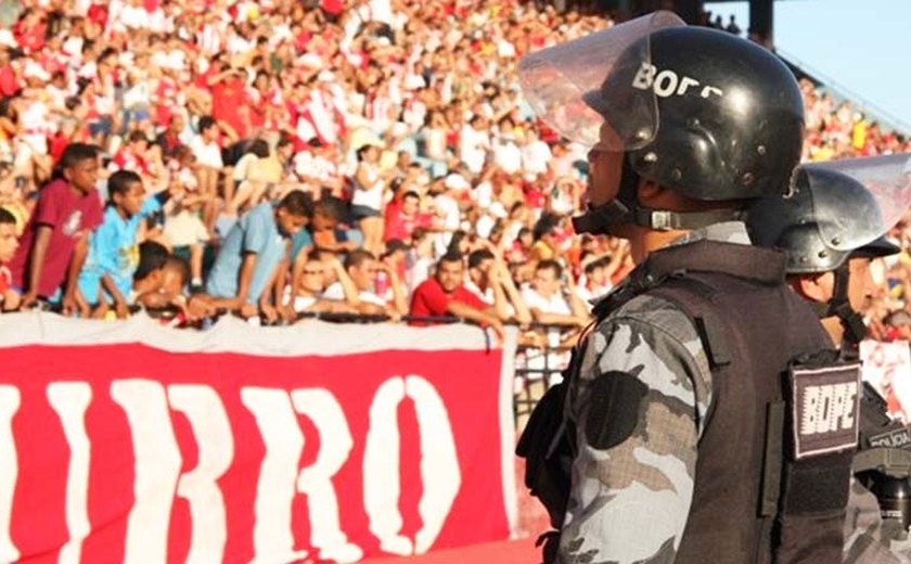 PM disponibiliza mais de 200 militares para a disputa entre CRB e Santa Cruz